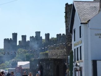 Wales, Conwy – old houses,  May 2013