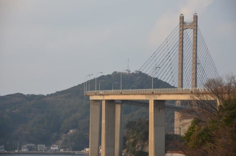 Giappone, Yobuko – ponte, gen. 2014 (Kyushu)