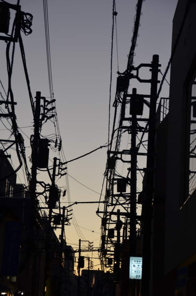 日本、横浜―シルエット 2015年1月 (横浜)