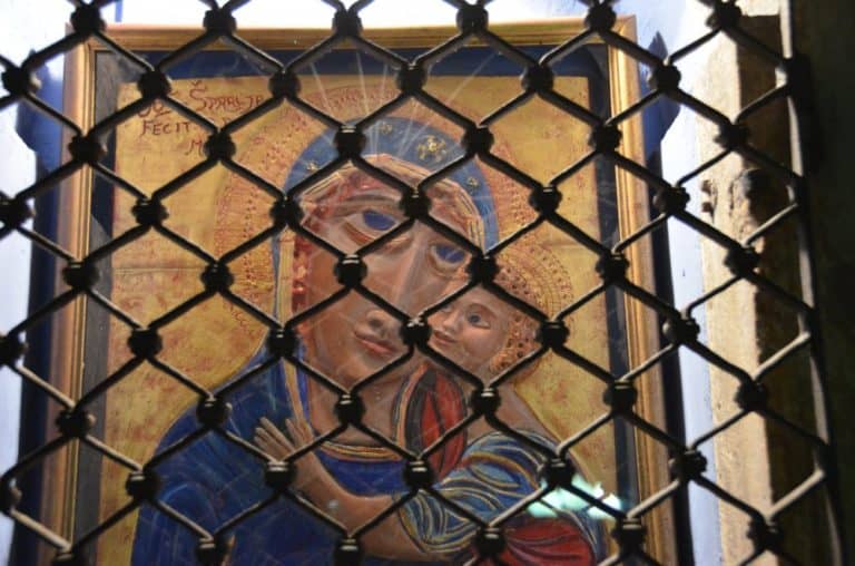 Croatia, Zadar – religious painting, July 2014 (Zadar)