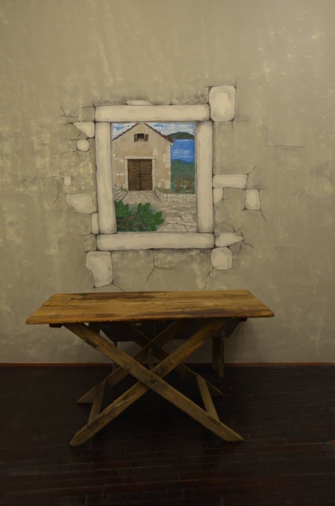 Croatia, Zadar – painted window 2, July 2014 (Zadar)