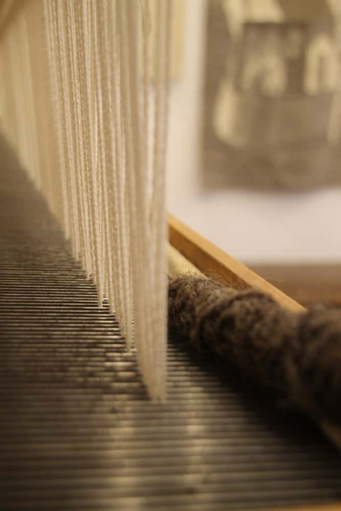 Croatia, Zadar – details of loom, July 2014 (Zadar)
