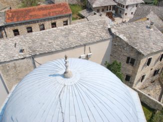 Mostar – two minarets, Apr. 2009