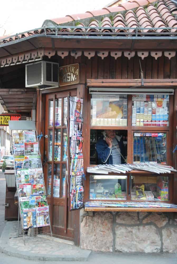 Sarajevo – shop, April 2009 (Sarajevo)