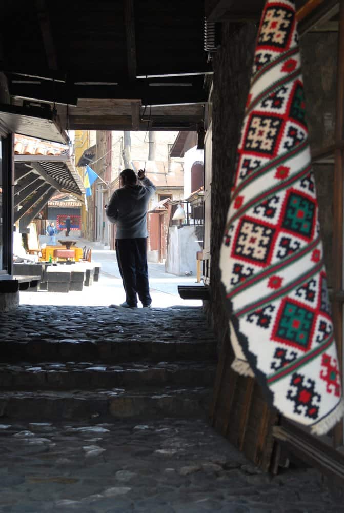 Sarajevo – a man standing, April 2009 (Sarajevo)