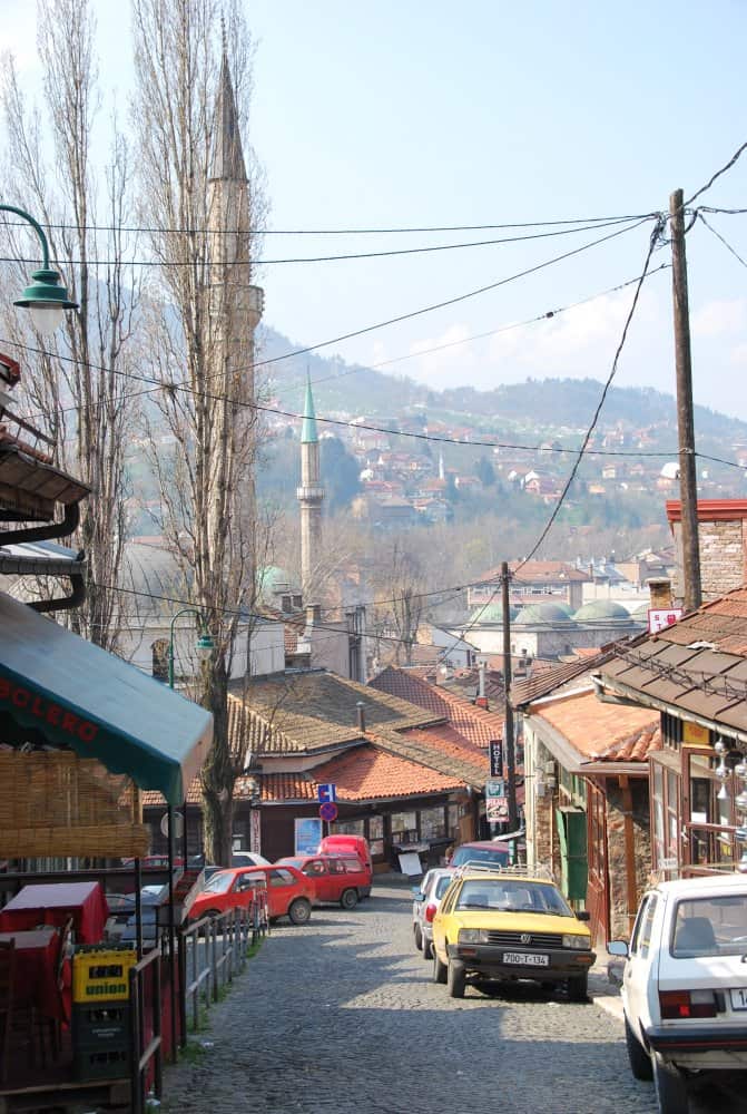 Sarajevo – yellow car, April 2009 (Sarajevo)