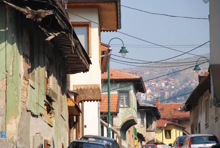 Sarajevo – old houses, April 2009 (Sarajevo)