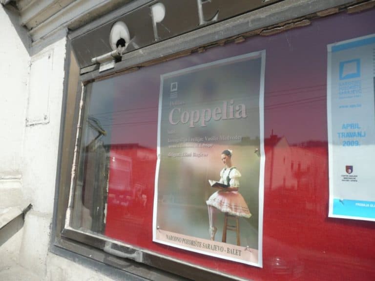 Sarajevo – ballet poster, April 2009 (Sarajevo)