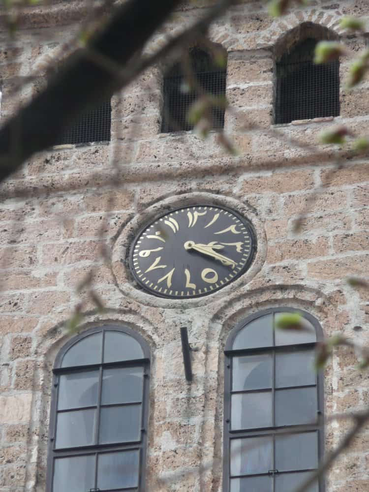 Sarajevo – clock, April 2009 (Sarajevo)