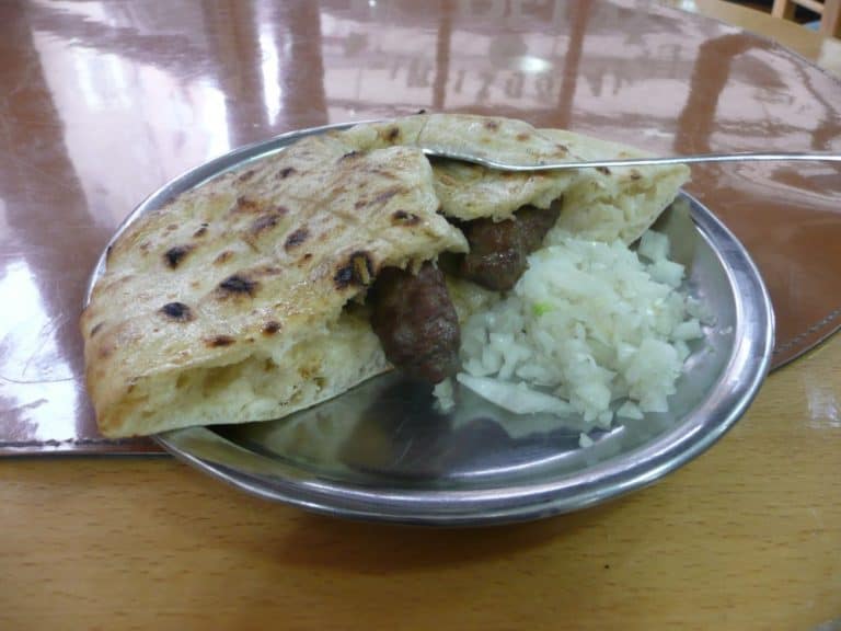 Cevapi, a very nice and cheap dish