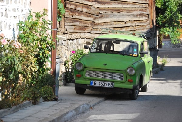 Bulgaria, Bansko – an old car, 2011