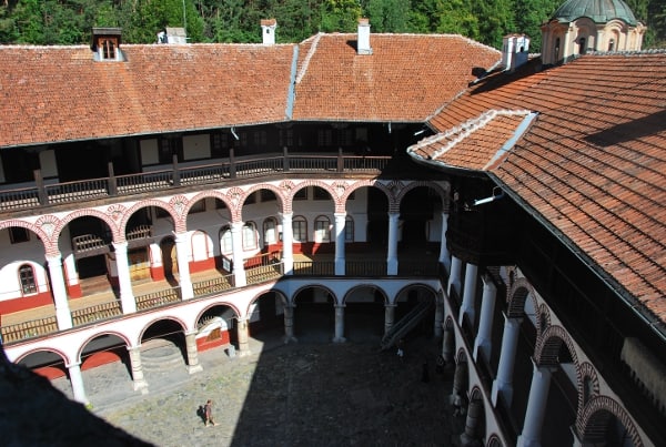 Bulgaria, Rila – courtyard, 2011