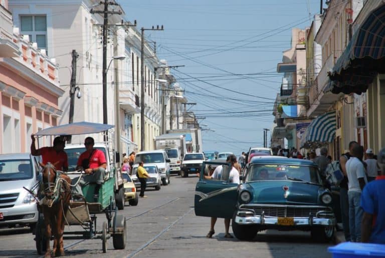Cuba, Cienfuegos – street, spring 2010