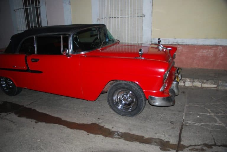 Cuba, Trinidad – gorgeous red car, spring 2010