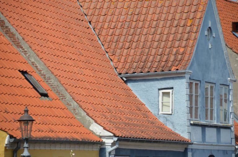 Denmark, Aeroskobing – roofs, Aug. 2012 (Aero)