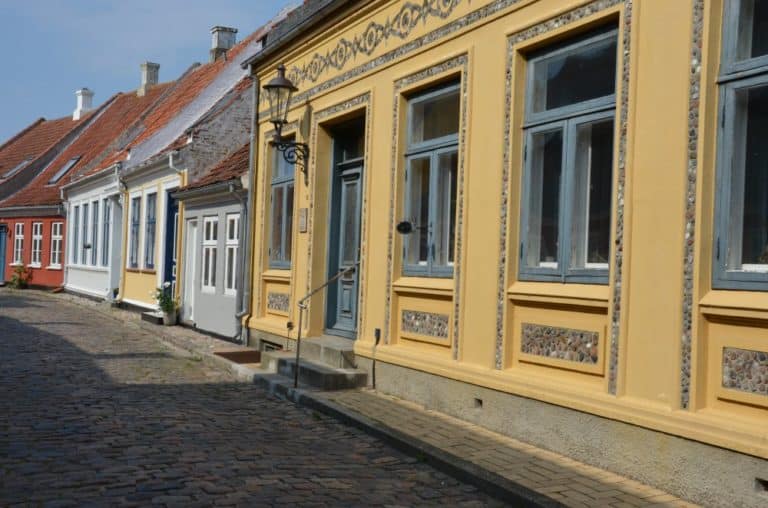 Denmark, Aeroskobing – quiet street, Aug. 2012 (Aero)