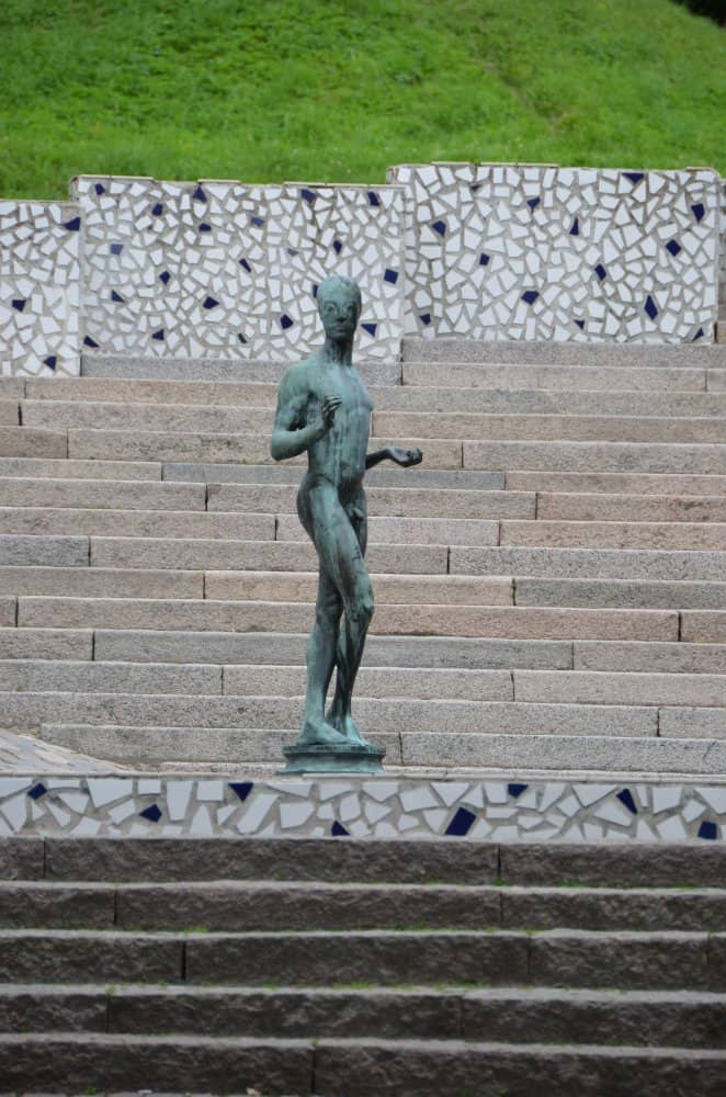 Danimarca, Kolding – statua, agosto 2012 (Kolding)