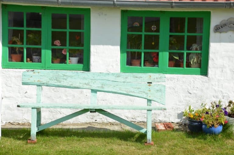 Denmark, Mando – green windows, July 2012