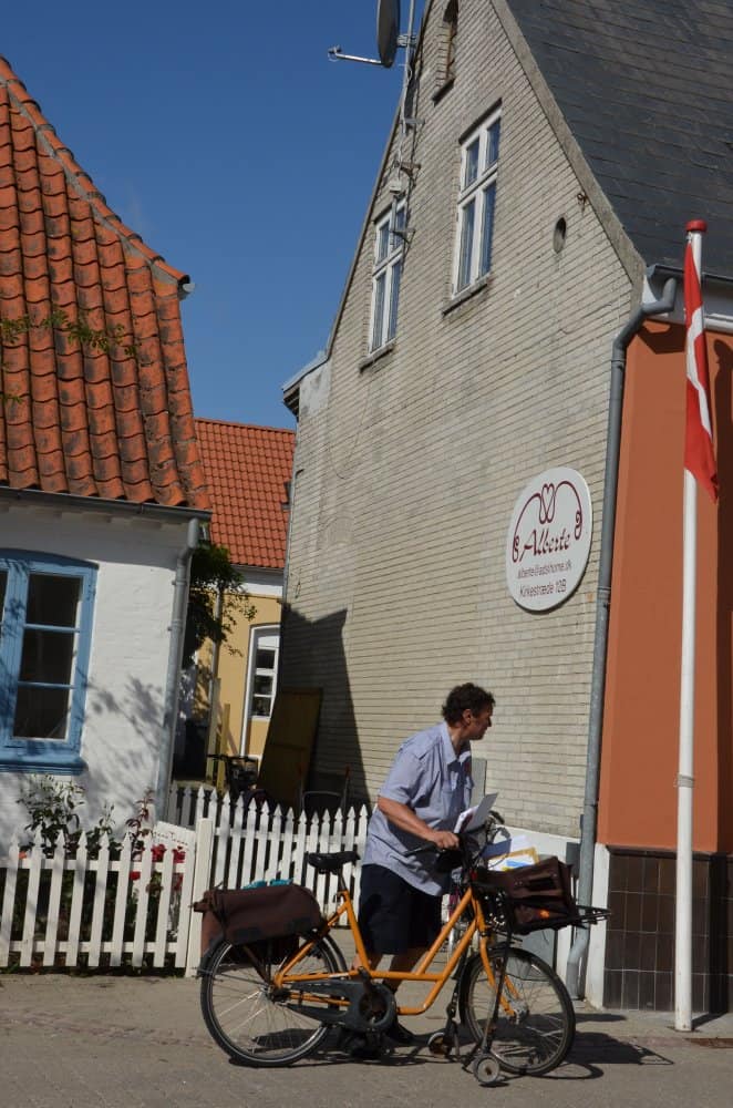 Denmark, Marstal – postman Aug.2012 (Aero)