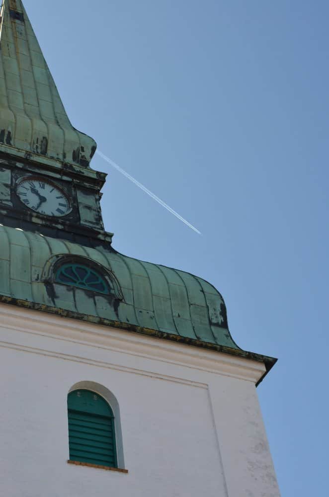 Denmark, Marstal – contrail Aug.2012 (Aero)