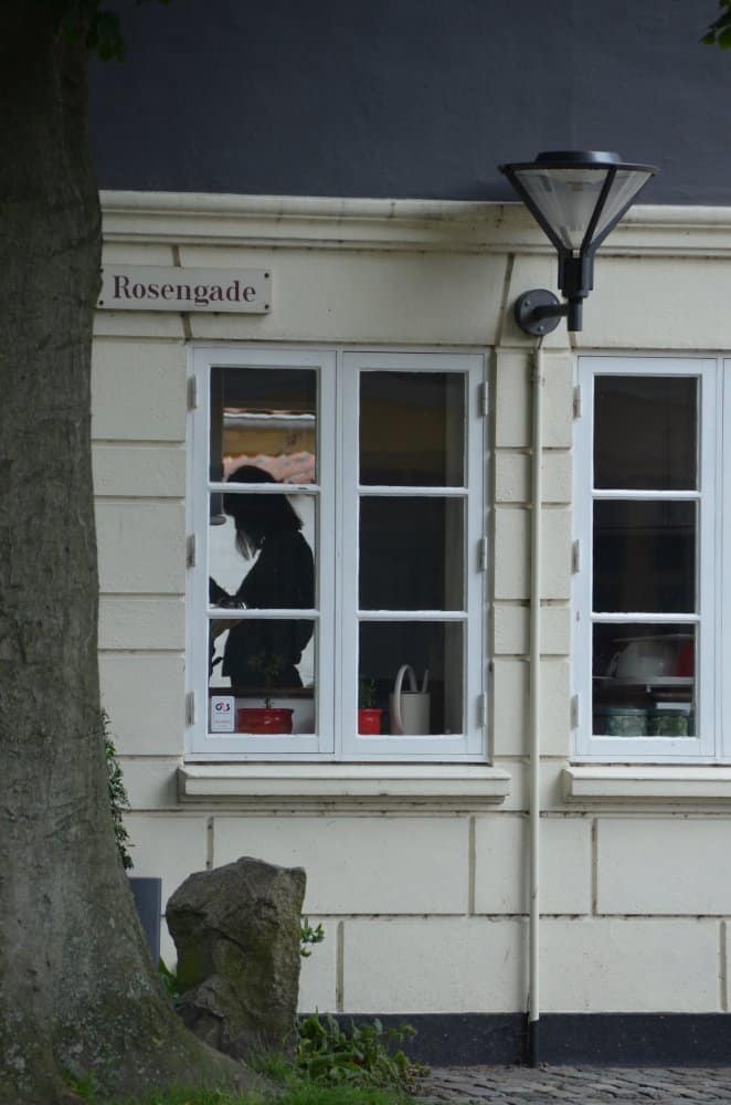 Denmark, Odense – a woman inside, August 2012 (Odense)