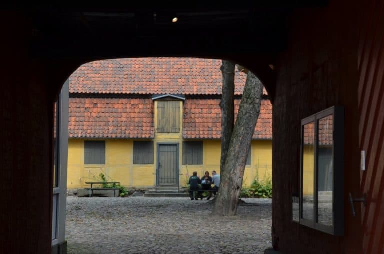 Denmark, Odense – yellow house over there, Aug. 2012 (Odense)