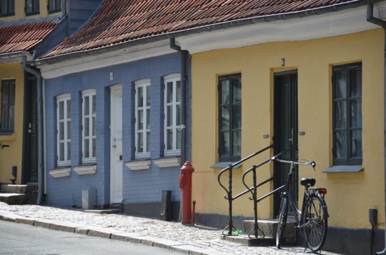 Denmark, Odense – quiet street, August 2012 (Odense)