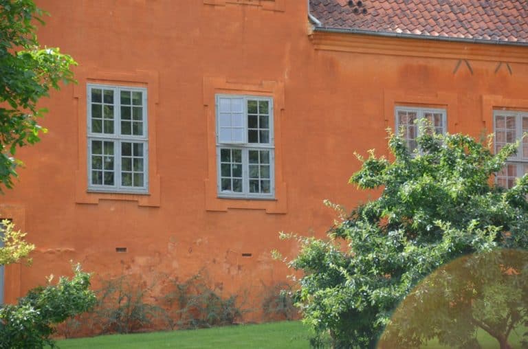 Denmark, Odense – orange house, August 2012 (Odense)