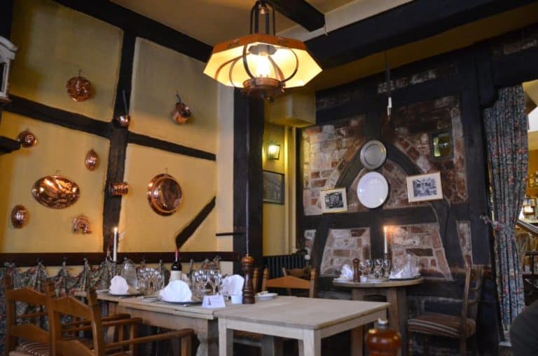 Denmark, Odense – inside restaurant, August 2012 (Odense)