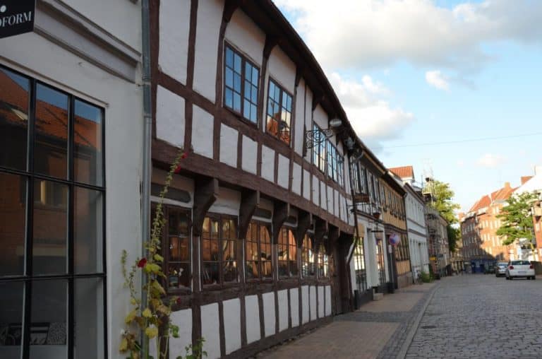 Denmark, Odense – empty street, August 2012 (Odense)