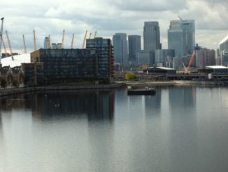 Dockland a Canary Wharf a Londra