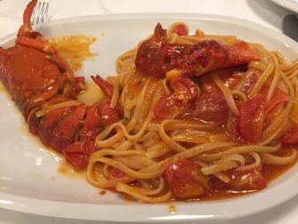 ローマで食べたロブスター・パスタ