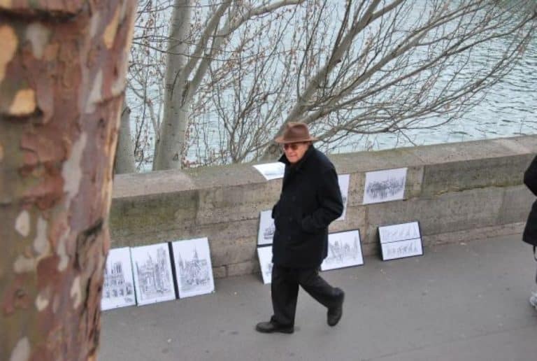 France, Paris – old man, 2012 (París)