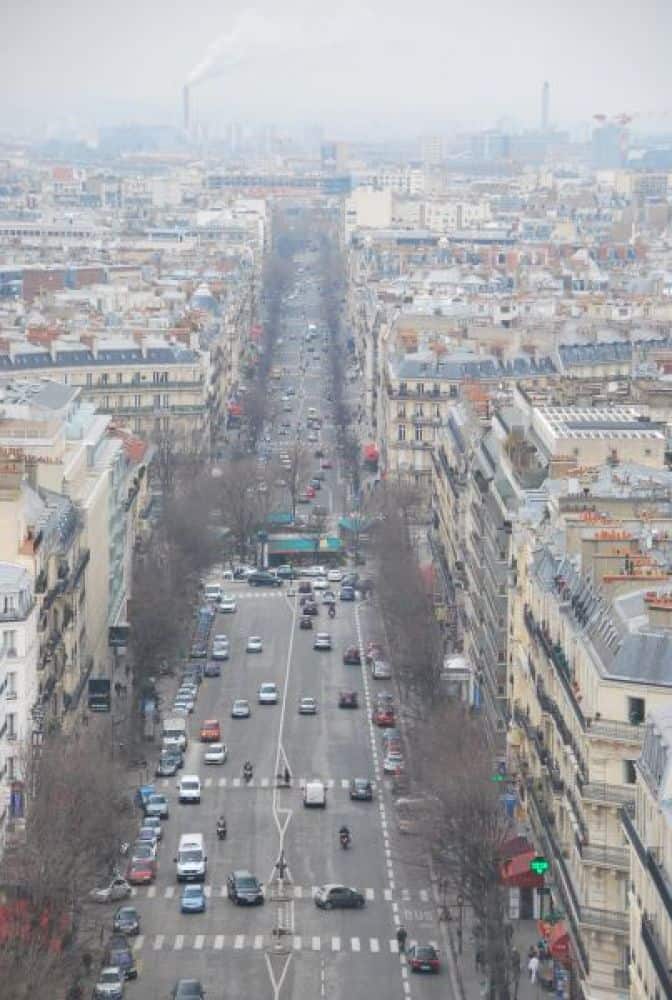 France, Paris – from Arc de triomphe, 2012 (París)