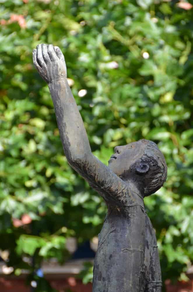 Germania, Oberstein – statua, Settembre 2012