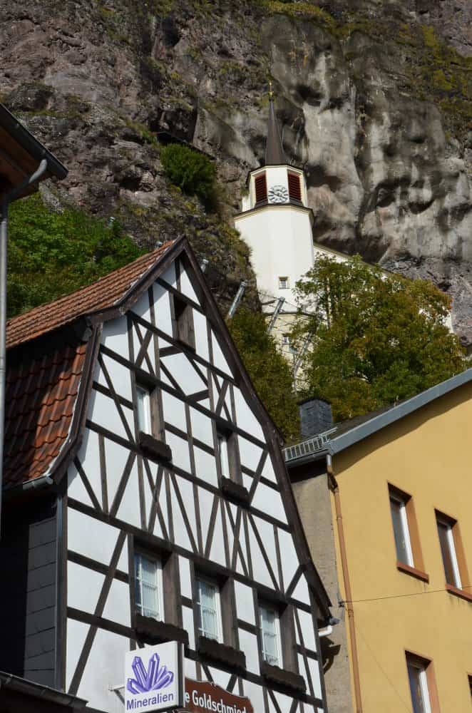 A church built into a rock