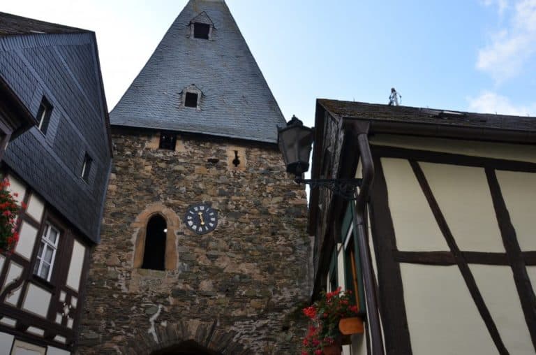 Germania, Herrstein – torre dell’orologio, Settembre 2012