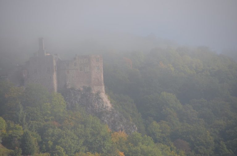 Germany, Oberstein – morning mist, Sept. 2012