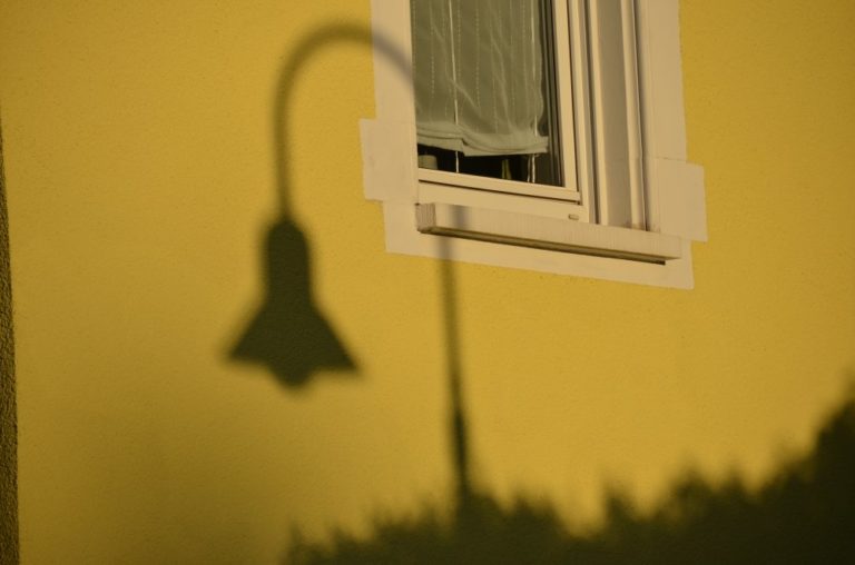 Germany, Oberstein – shadow of lamp, Sept. 2012
