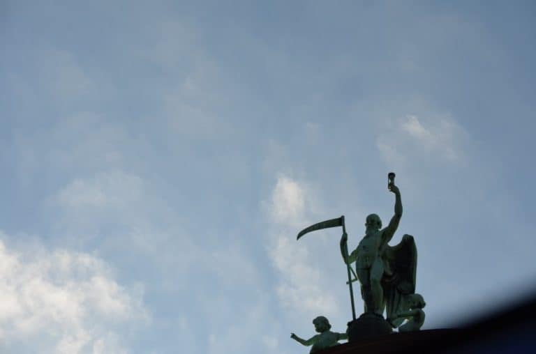 Germania, Francoforte – statua, Settembre 2012 (Francoforte)