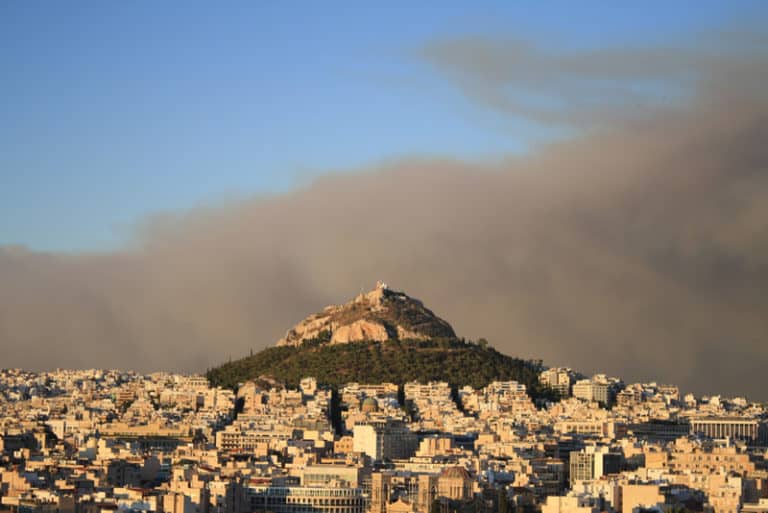 Grecia, Atene – nuvola rosa, 2009 (Atene)