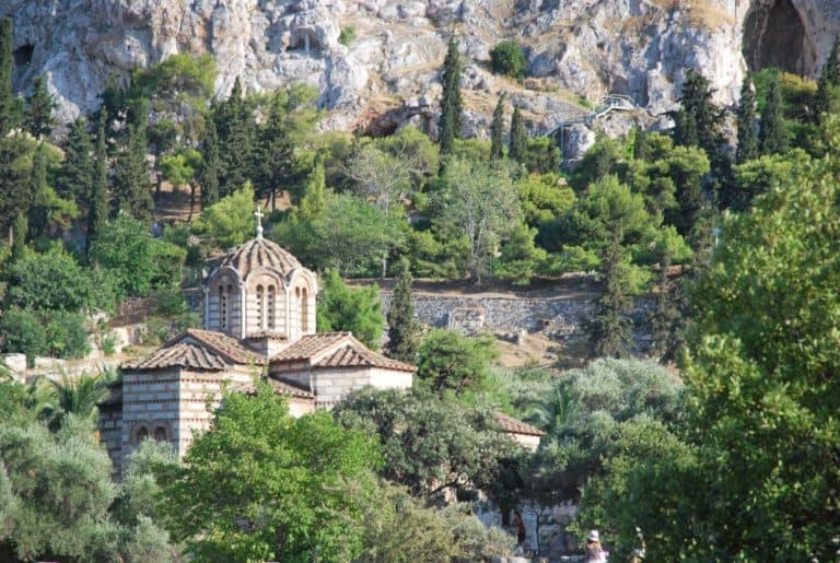 Grecia, Atene – chiesa, agosto 2009 (Atene)