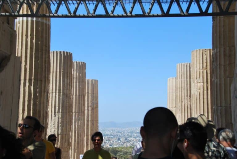 Grecia, Atene – turisti, agosto 2009 (Atene)