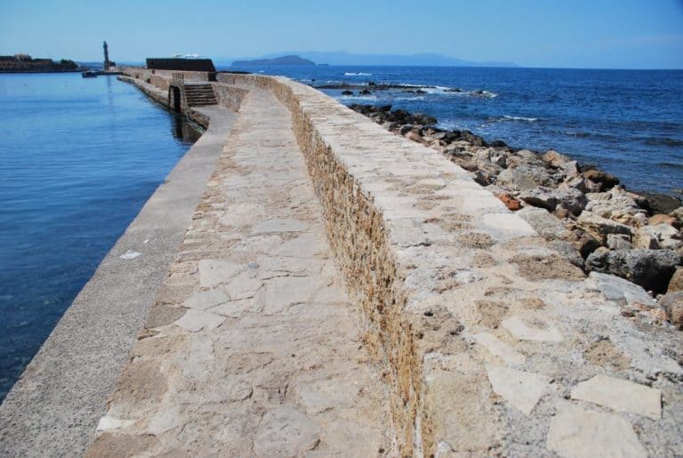 Greece, Chania – seawall, Aug.2009 (Crete)