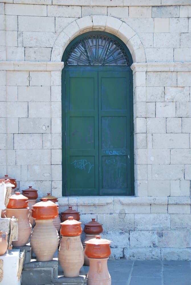 Greece, Chania – pottery, Aug.2009 (Crete)