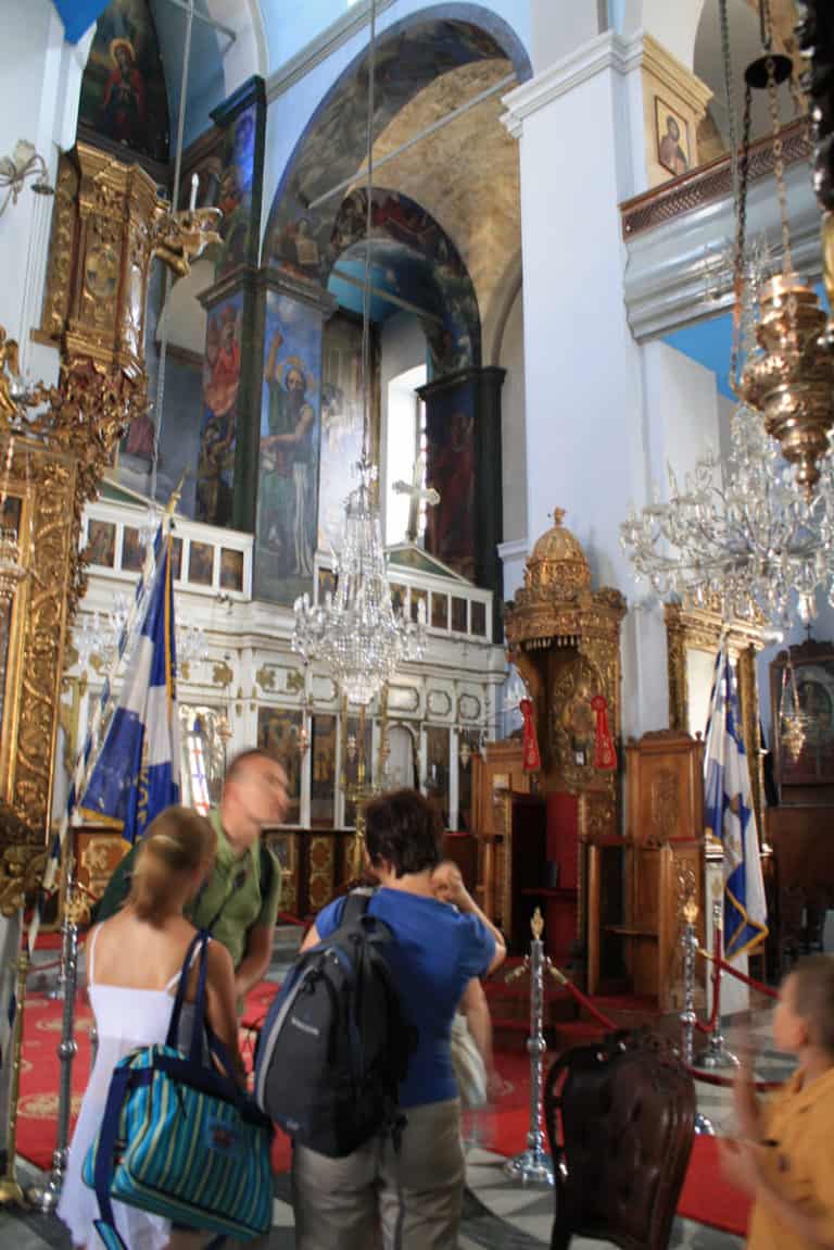 Greece, Crete – inside church, 2009 (Crete)