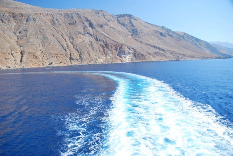 Grecia, Creta – dalla barca, agosto 2009 (Creta)