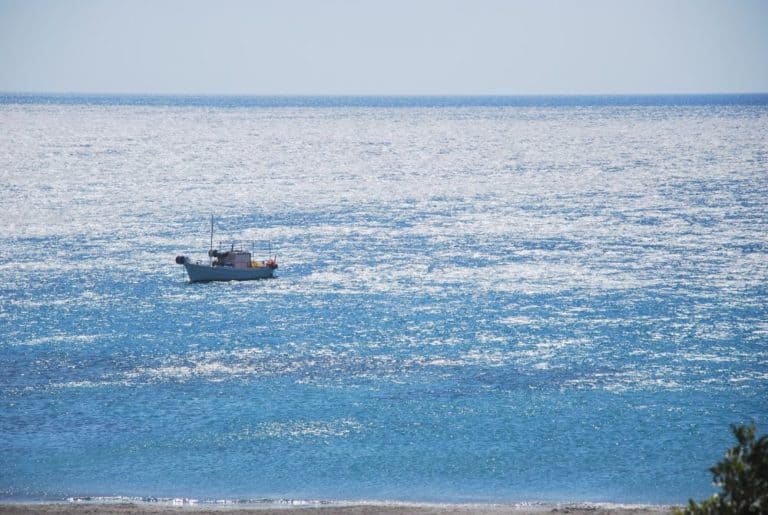 Grecia, Creta – mare scintillante, agosto 2009 (Creta)