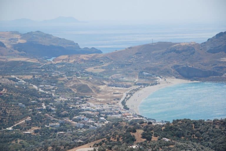 Grecia, Creta – panorama, agosto 2009 (Creta)
