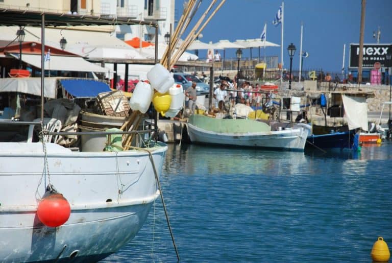 Grecia, Rethymno – pescherecci, agosto 2009 (Creta)